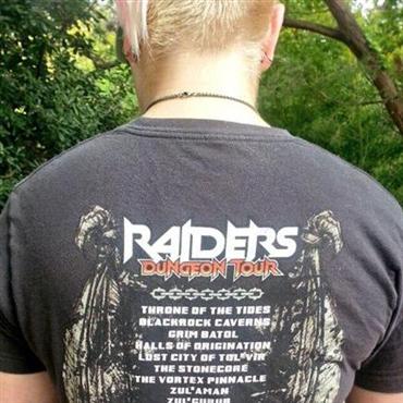 raiders dungeon tour shirt