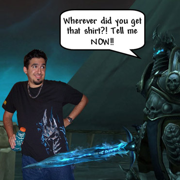 wrath of the lich king shirt