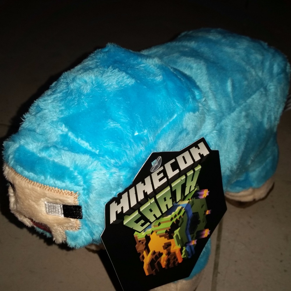 minecraft blue sheep plush